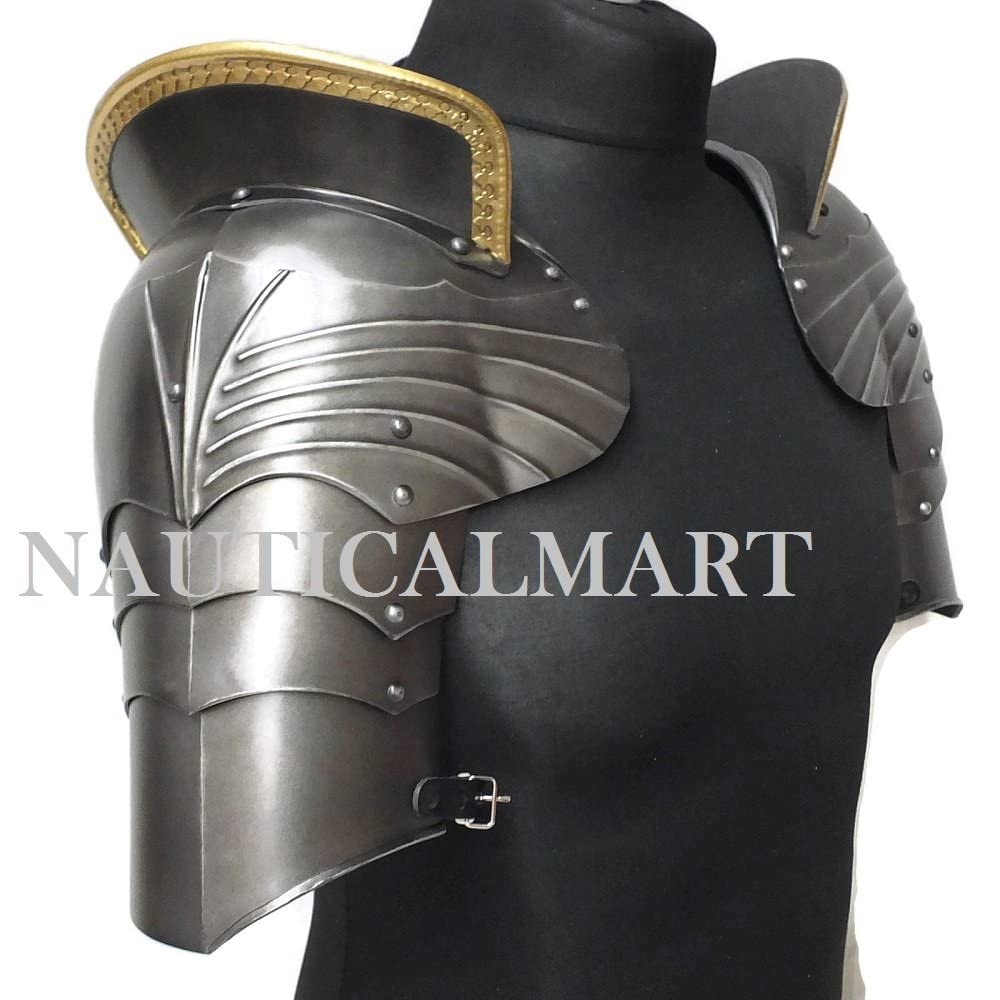 NauticalMart SCA LARP Reenactment Dark Knight Gothic Pauldron