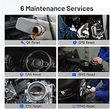 TOPDON AD500 Obd2 Scanner, 4 System,6 Reset, LifetimeFree Update Scan Tool - 3
