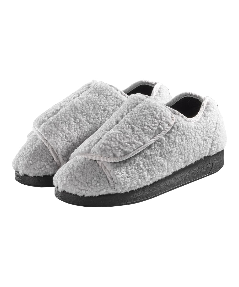 Silverts Diabetic Slippers for Women | Extra-Wide Non-Slip Comfortable Shoes for Elderly, Swelling, Sensitive Feet