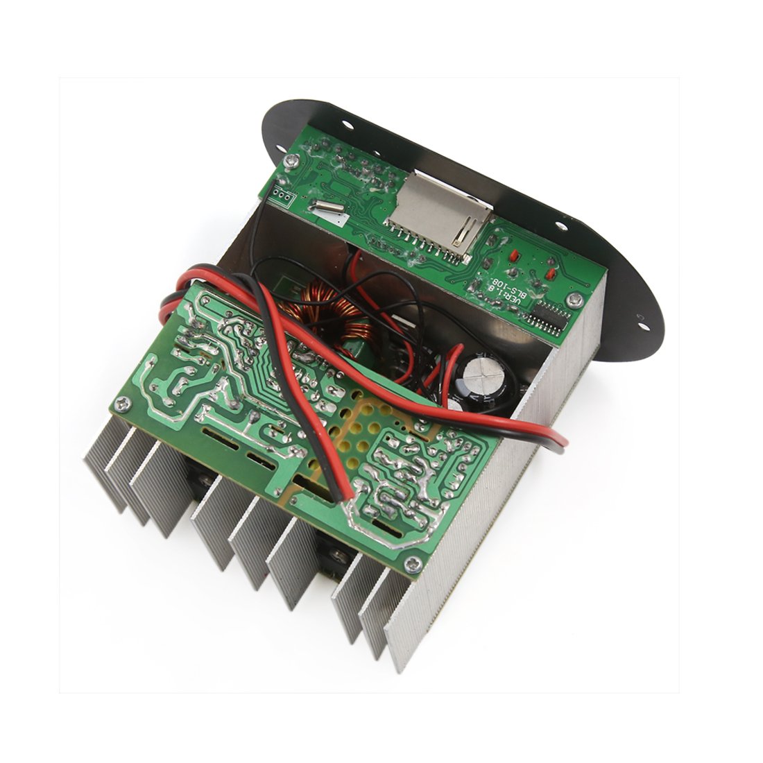 Ruilogod DC 12V Métal Module d'amplificateur d'amplificateur de puissance stéréo audio pour voiture automobile