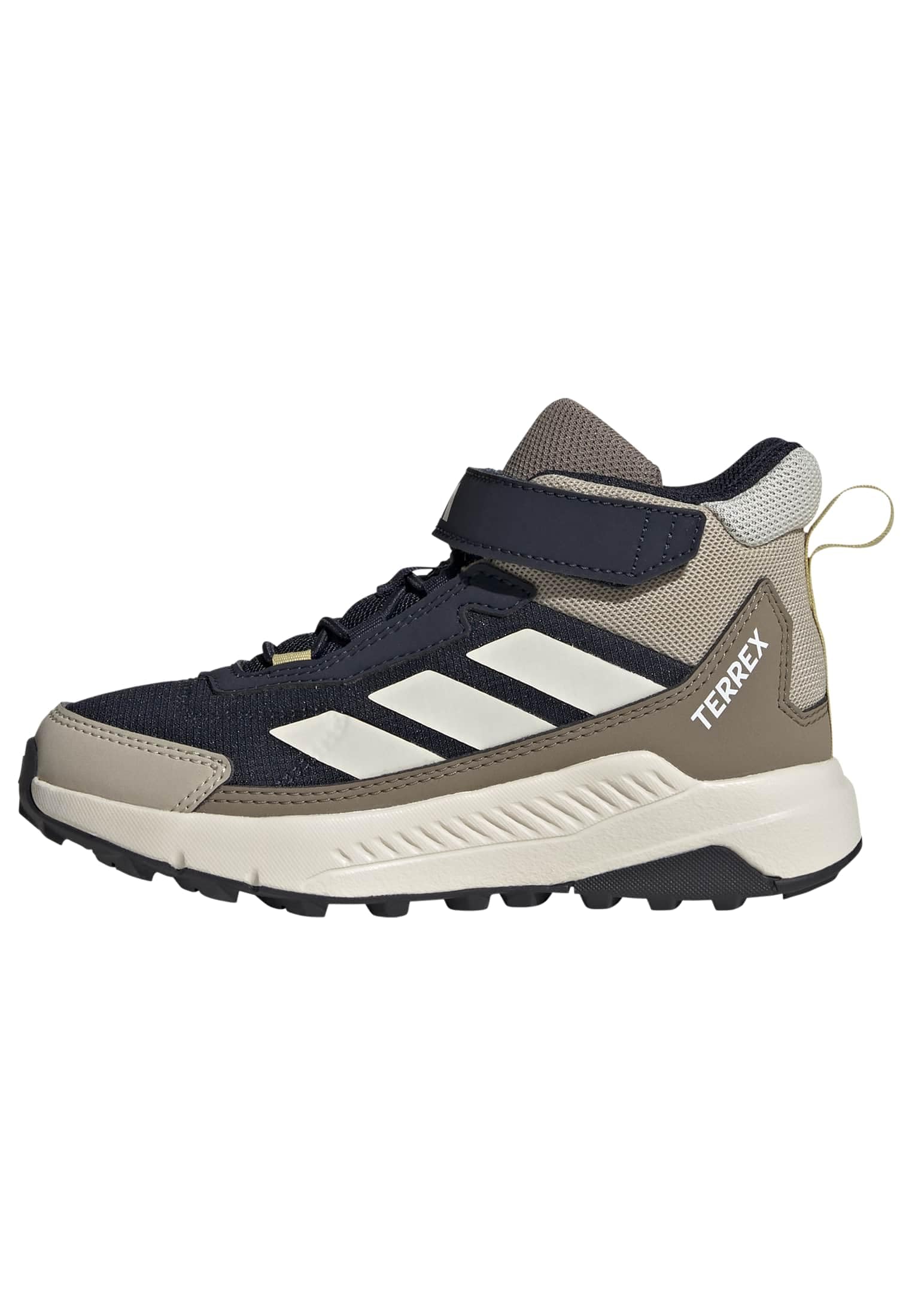 adidas Uniseks - dzieci Terrex Anylander Mid Children Hiking Shoes, legend ink/wonder white/Khaki Six, 28 EU