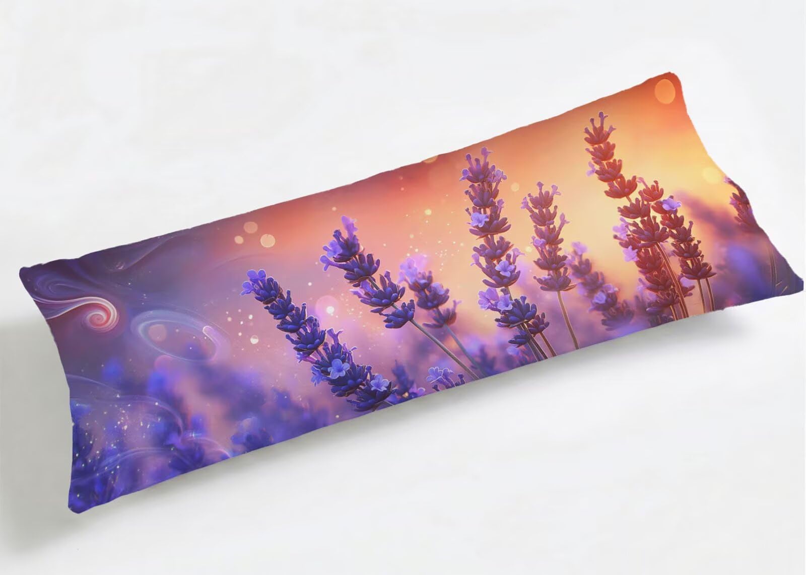 Roślinne długie poszewki na poduszki, aksamitne, duże poszewki na poduszki, 180 x 60 cm, fioletowe poszewki na poduszki do ciąży, ortopedyczne, miękkie, wygodne, oddychające, idealna dekoracja domu