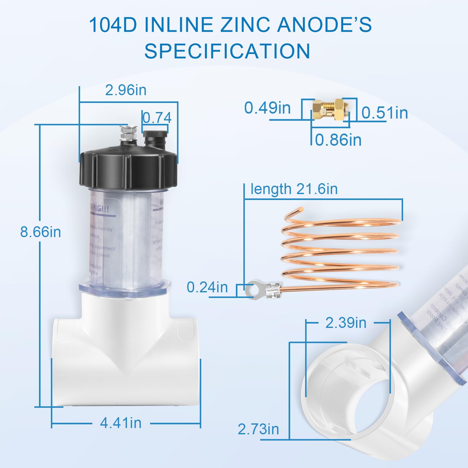 Adonislionページ ZSS-24 Zinc Anode 2.75