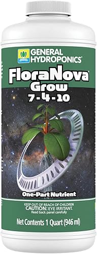 General Hydroponics FloraNova Grow 7-4-10 resistencia robusta del fertilizante seco pero en forma lĂquida rápida uso para hidropĂłnica mezclas sin General Hydroponics FloraNova Grow 7-4-10 resistencia robusta del fertilizante seco pero en forma lĂquida rápida uso para hidropĂłnica mezclas sin