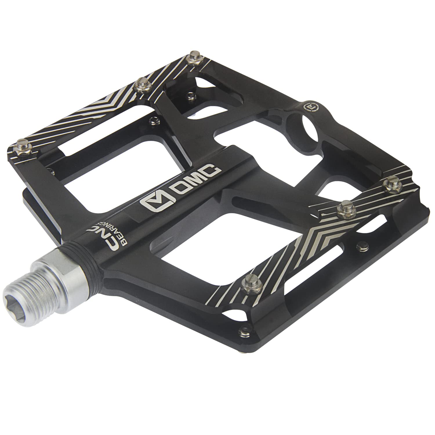 OMC MTB Lightweight Aluminum Alloy Pedals Mountain Bike Pedals 3 Bearing Non-Slip Bicycle Platform Pedals for BMX MTB 9/16"