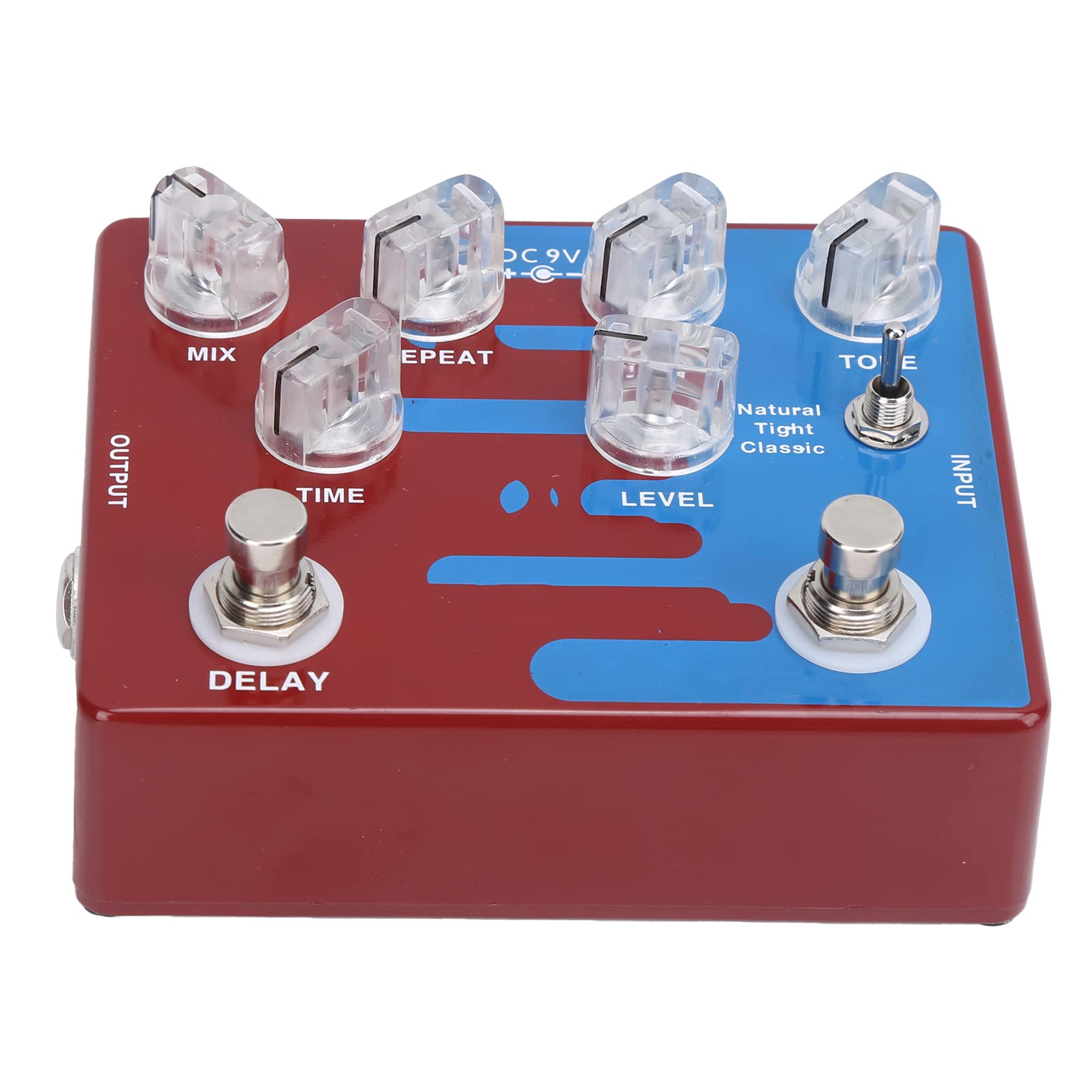 CP-68 Pedał Efektów Gitarowych Distortion Delay z Modułem Natural Chorus, dla Entuzjastów Gitary, Odporny na Zużycie