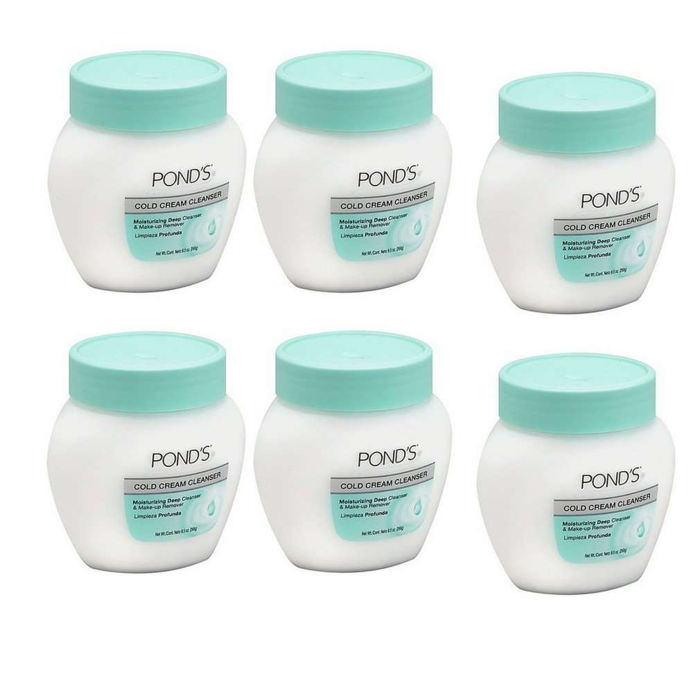 Pond's 9.5 oz. Cold Cream Cleanser Moisturizing Deep Cleanser & Makeup Remover (6 pack)