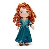 Official Disney Princess Plush Doll (Merida from Brave) Medium 14 Inches, Disney Princess Dolls with Embroidered Features, Disney Plush Toys, Princess Toys for Girls