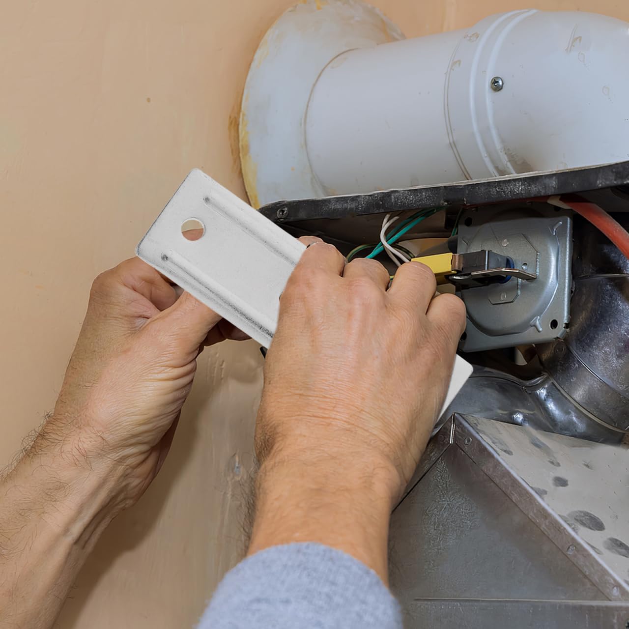 HOMSFOU Wandhalterung Für Warmwasserbereiter Mit Unsichtbarer Trägerplatte Speziell Für Hohlwände Elektrische Heizungshalterung Zur Stabilen Montage Und 360° Drehbar