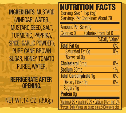 Miniatura 6 de Dillman Farm Mostaza de miel gourmet natural de 14 onzas (paquete de 3)