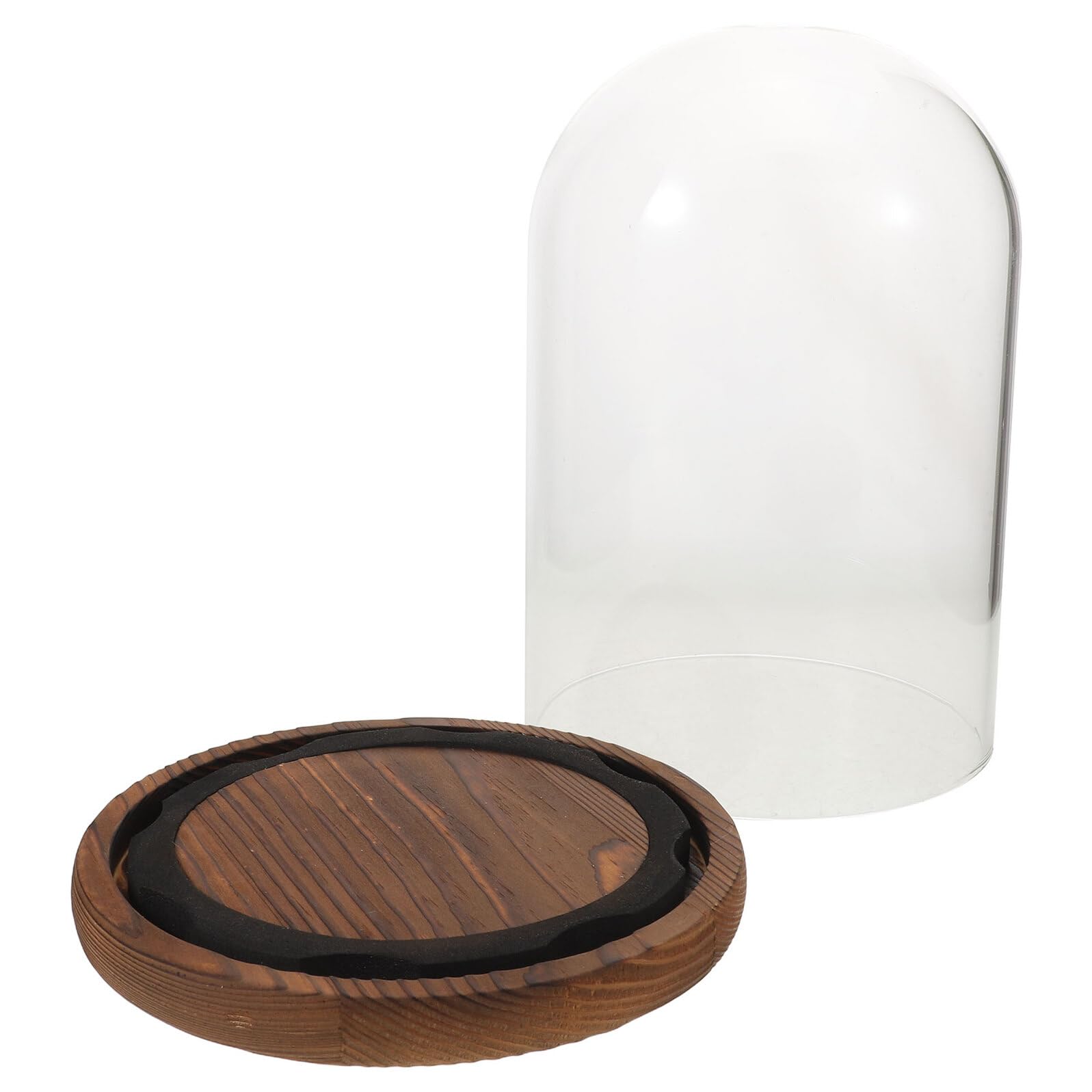 Cloche de présentation anti-poussière transparente pour préserver vos collections
