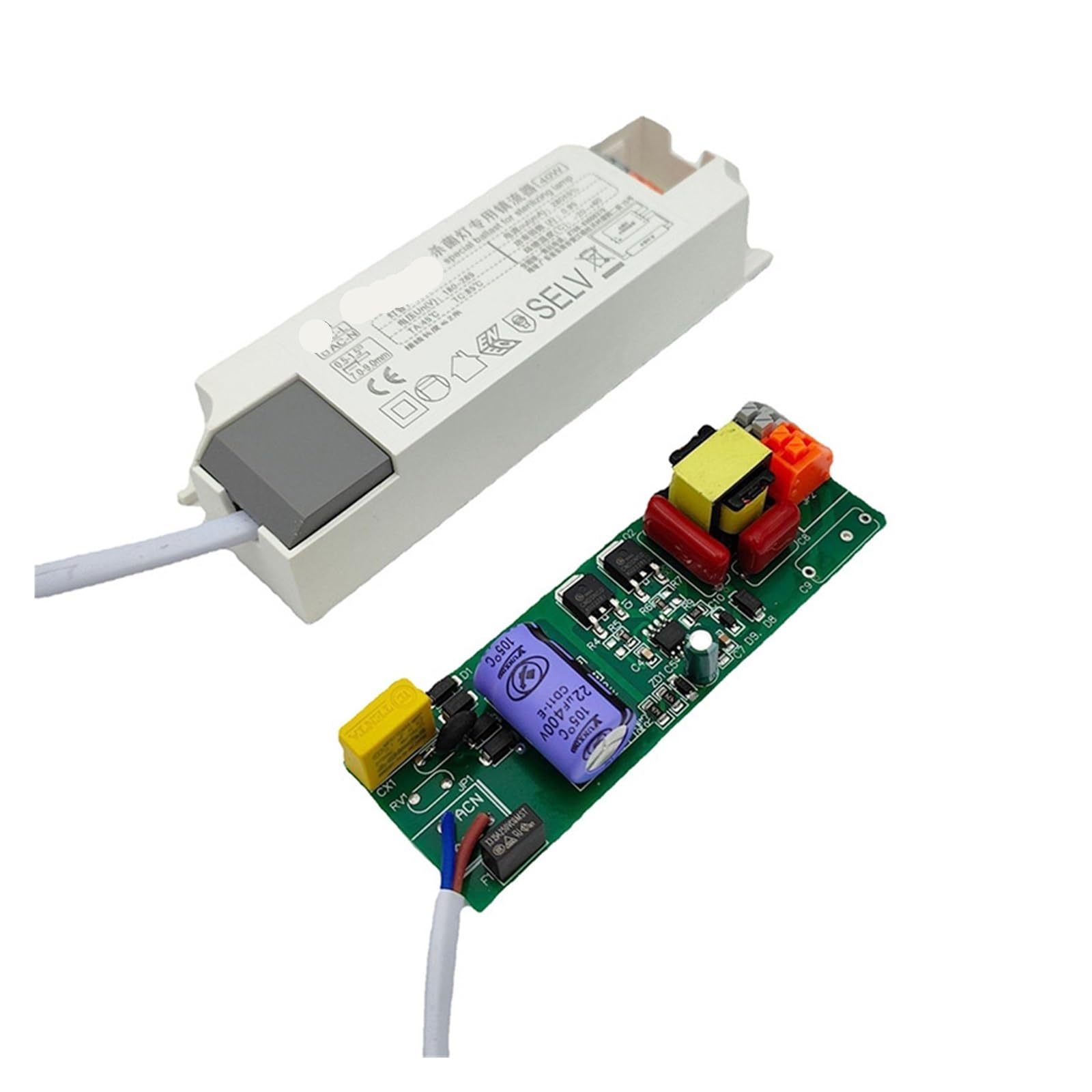 Source de lampe fluorescente avec pilote de ballast électronique 30W