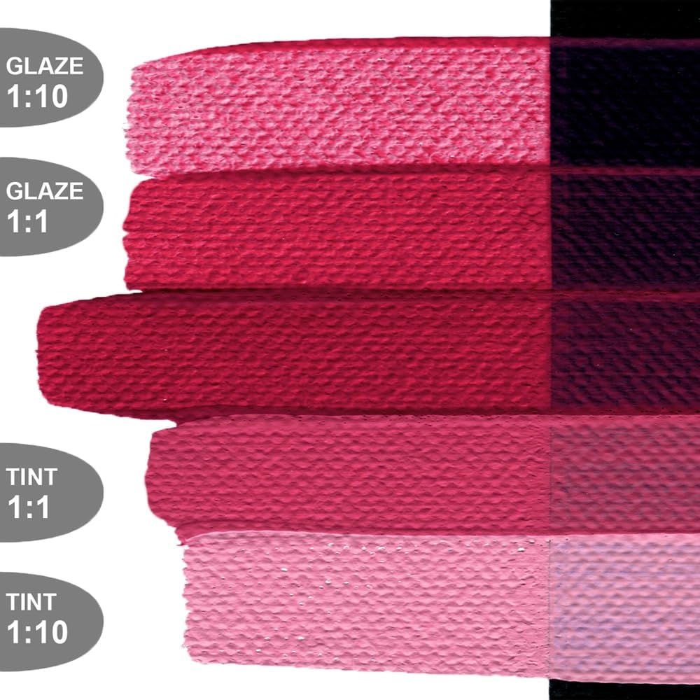 GOLDEN SoFlat Matte Acrylics, Quinacridone Magenta, 2 fl. oz. Jar, Professional Acrylic Paint,