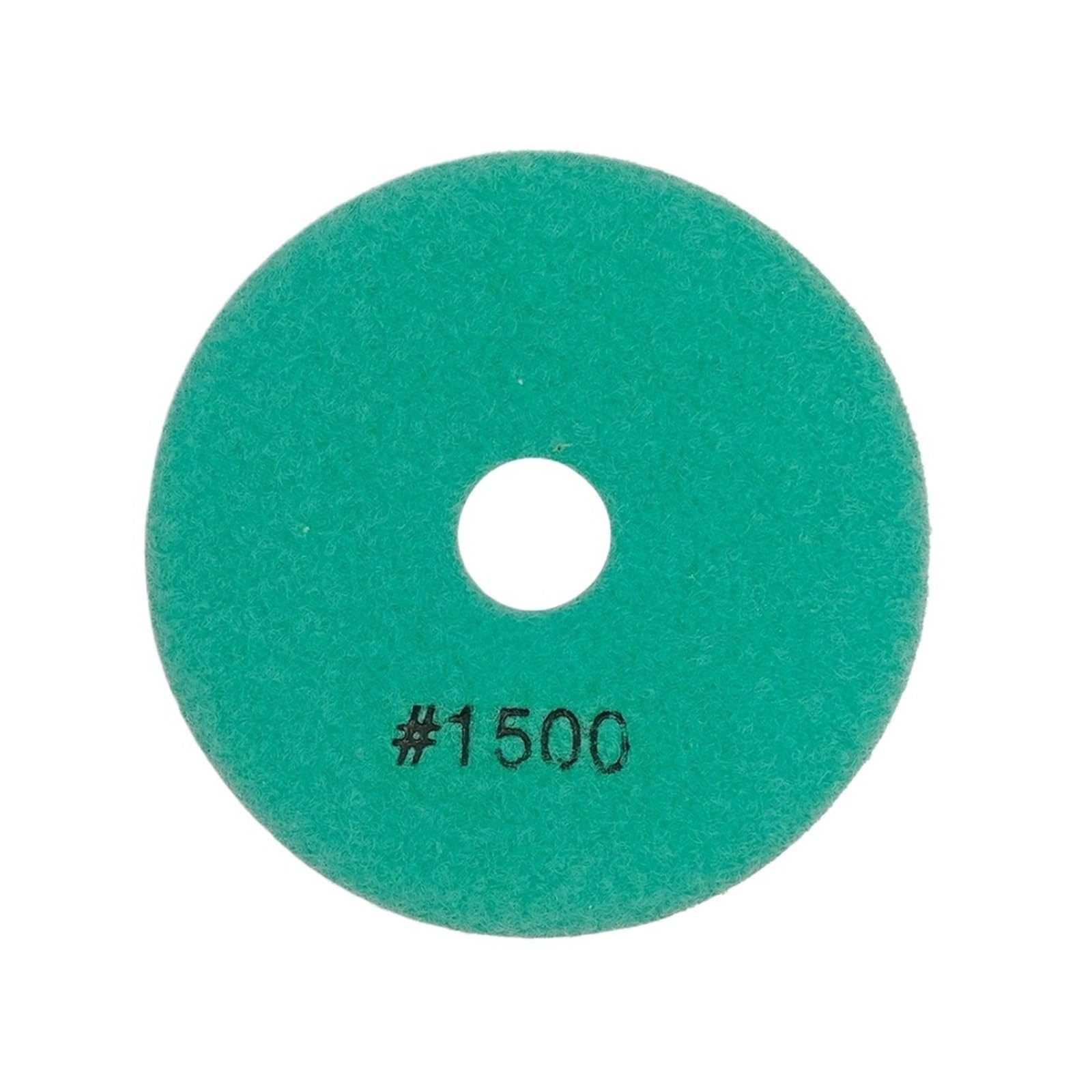 10 Uds diámetro 4 "/100mm grano 1500# almohadilla de pulido húmedo Flexible Unión de resina disco de lijado almohadilla pulidora de piedra