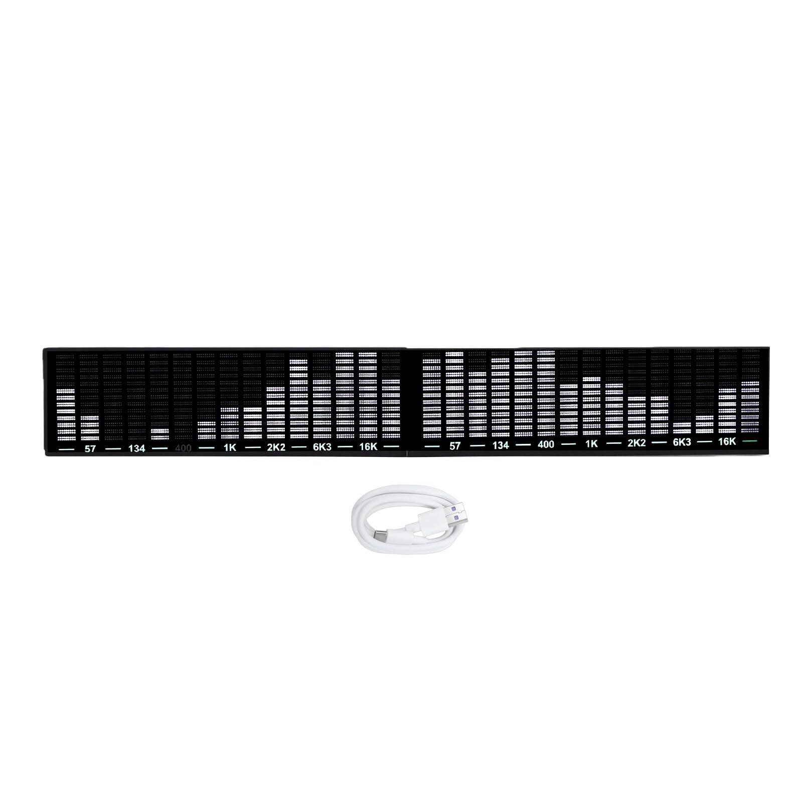 Sxhlseller LED Spectrum Display, 6 Modos Sonido Activado Ritmo Luz