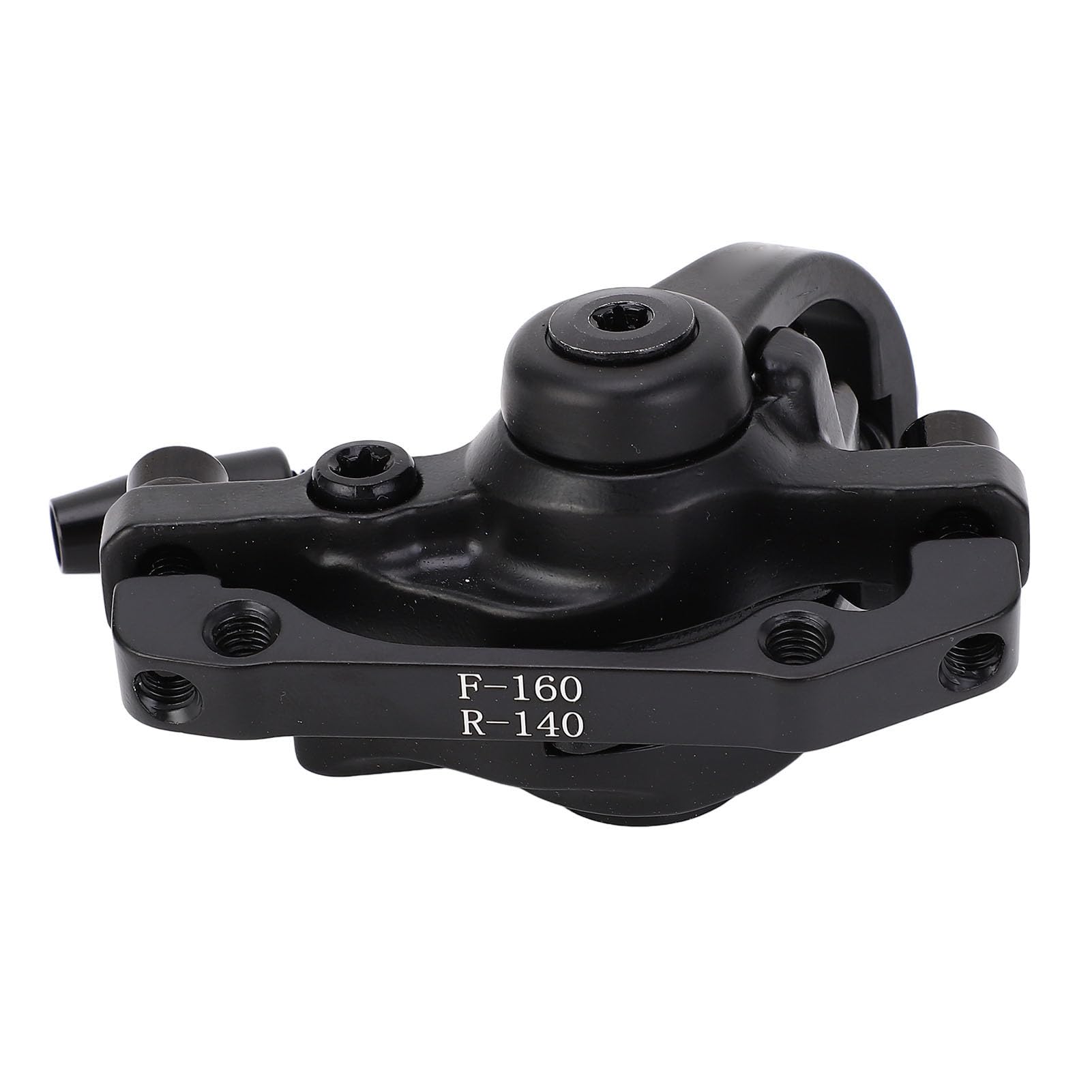 RiToEasysports Set Freno a Disco per Bicicletta Bilaterale, Accessori per Pinza Freno a Disco per Bici Anteriore a Due Pistoni in Lega di Alluminio Meccanico Senza Regolatore del Cuscinetto per
