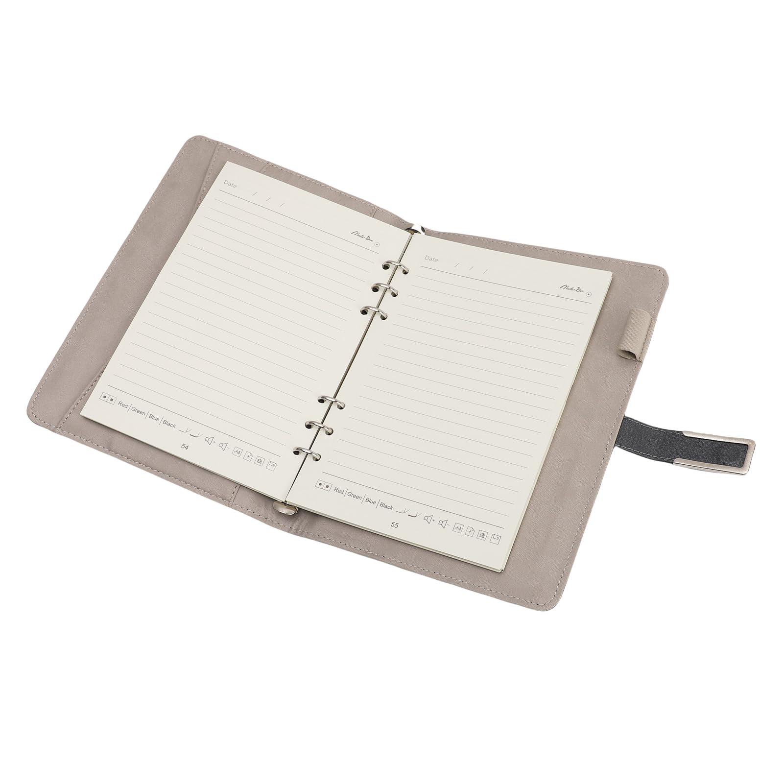 Jectse Carnet Numérique Intelligent sans Fil avec Transcription AI, Synchronisation en Temps Réel pour Smartphones IOS et, Carnet en Cuir PU Réutilisable pour une Prise de Notes Facile