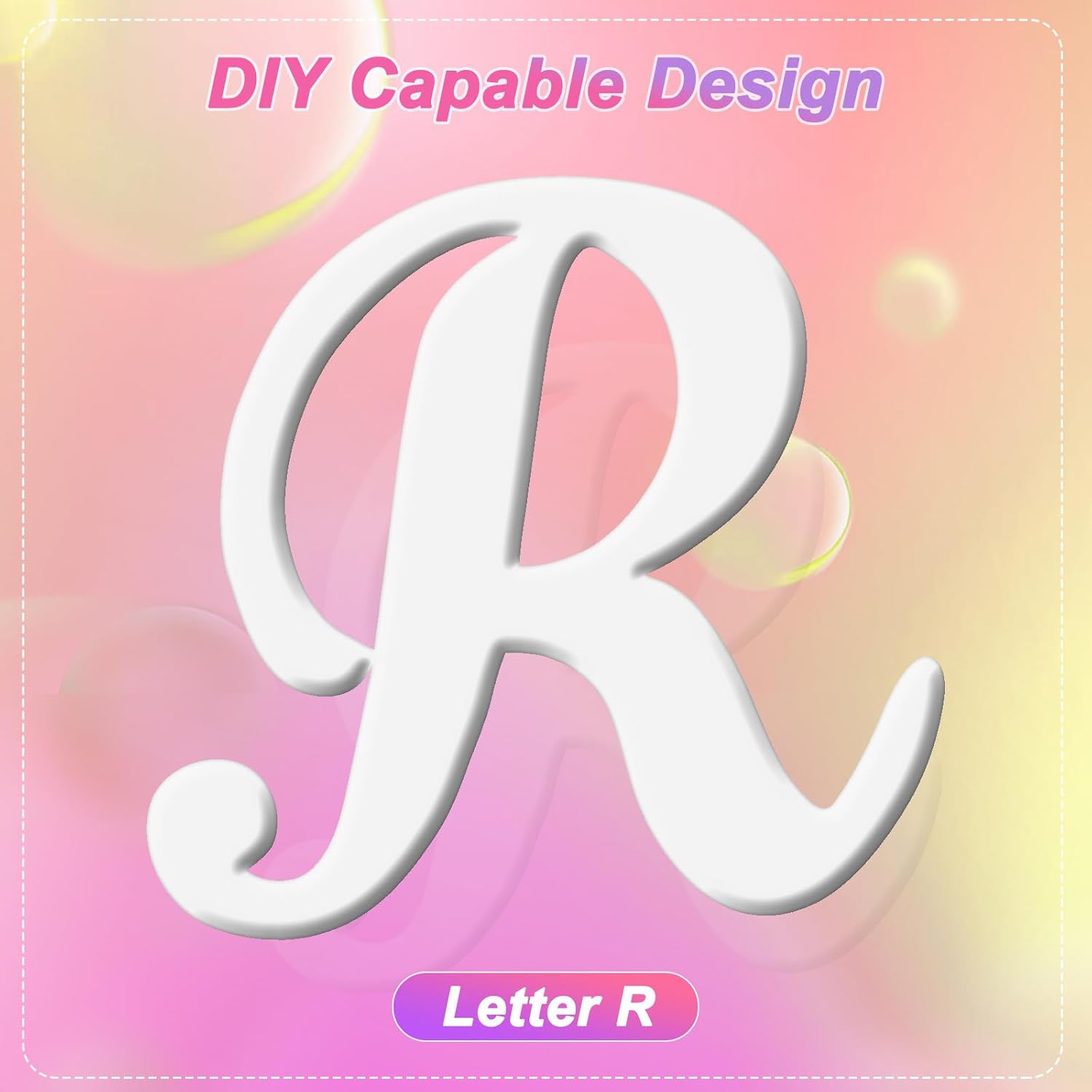 Decorative Lettering Charms for Bogg Bag, Alphabet Lettering Accessories, Decorative Bogg Bag Charms Insert Alphabet Lettering, Alphabet 3D Letters for Personalizing Handbag DIY - Image 4