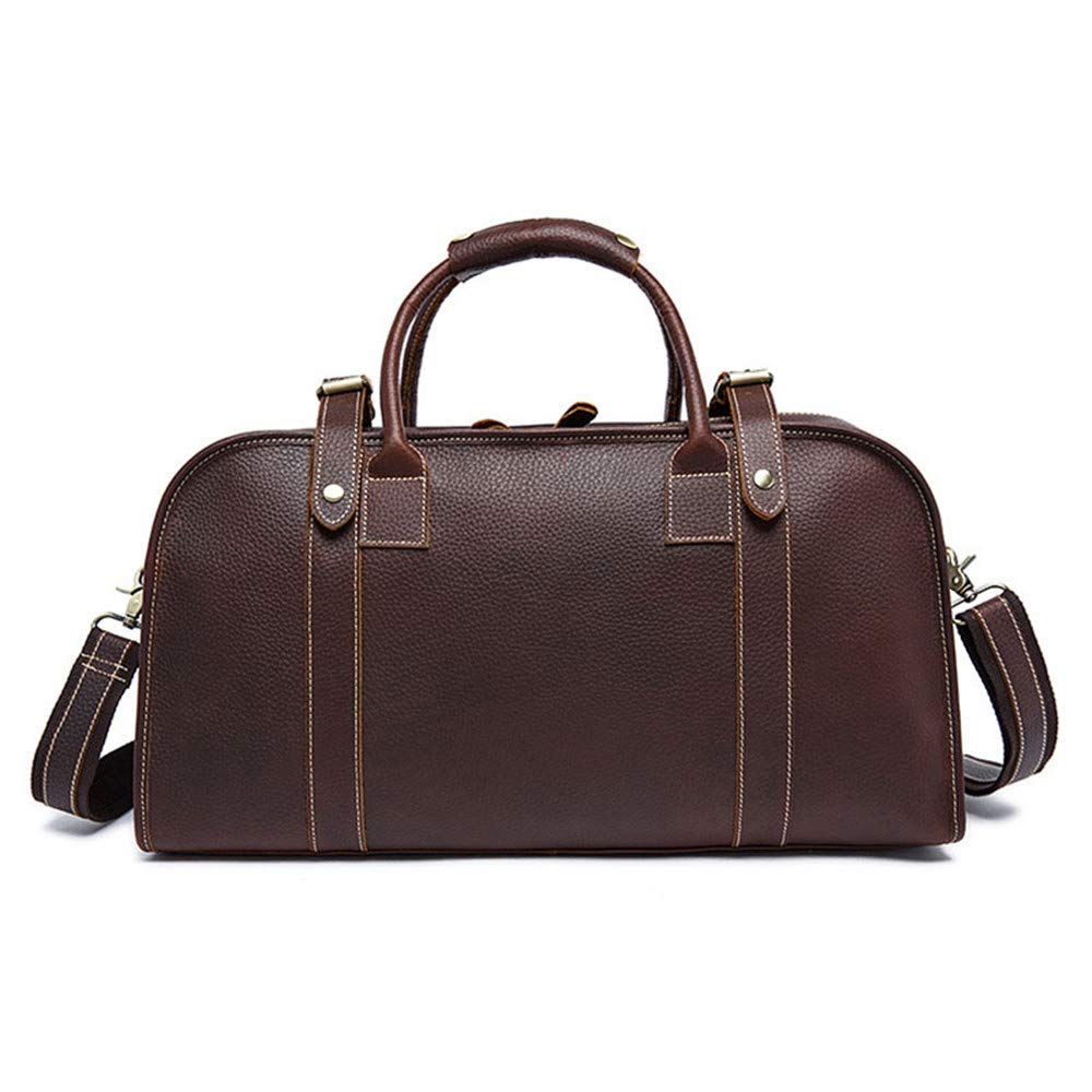 Travel Duffels Men Retro Leather Luggage Large Capacity Briefcase Handbag Gym Sports Overnight Weekend Bag Tote bag