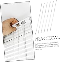 Vista 9 de Paquete de 6 varillas de acrílico para barras de ventana, barras verticales, persianas verticales transparentes, accesorios