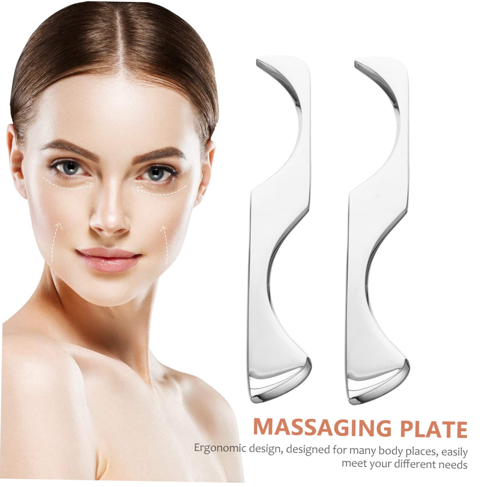 FOMIYES 3stücke Stainless Steel Faszienmassage-schaber Für Körper Rücken Beine Und Nacken Ergonomisches Massagewerkzeug Muskelentspannung Und Schmerzlinderung Geeignet Für Therapeuten