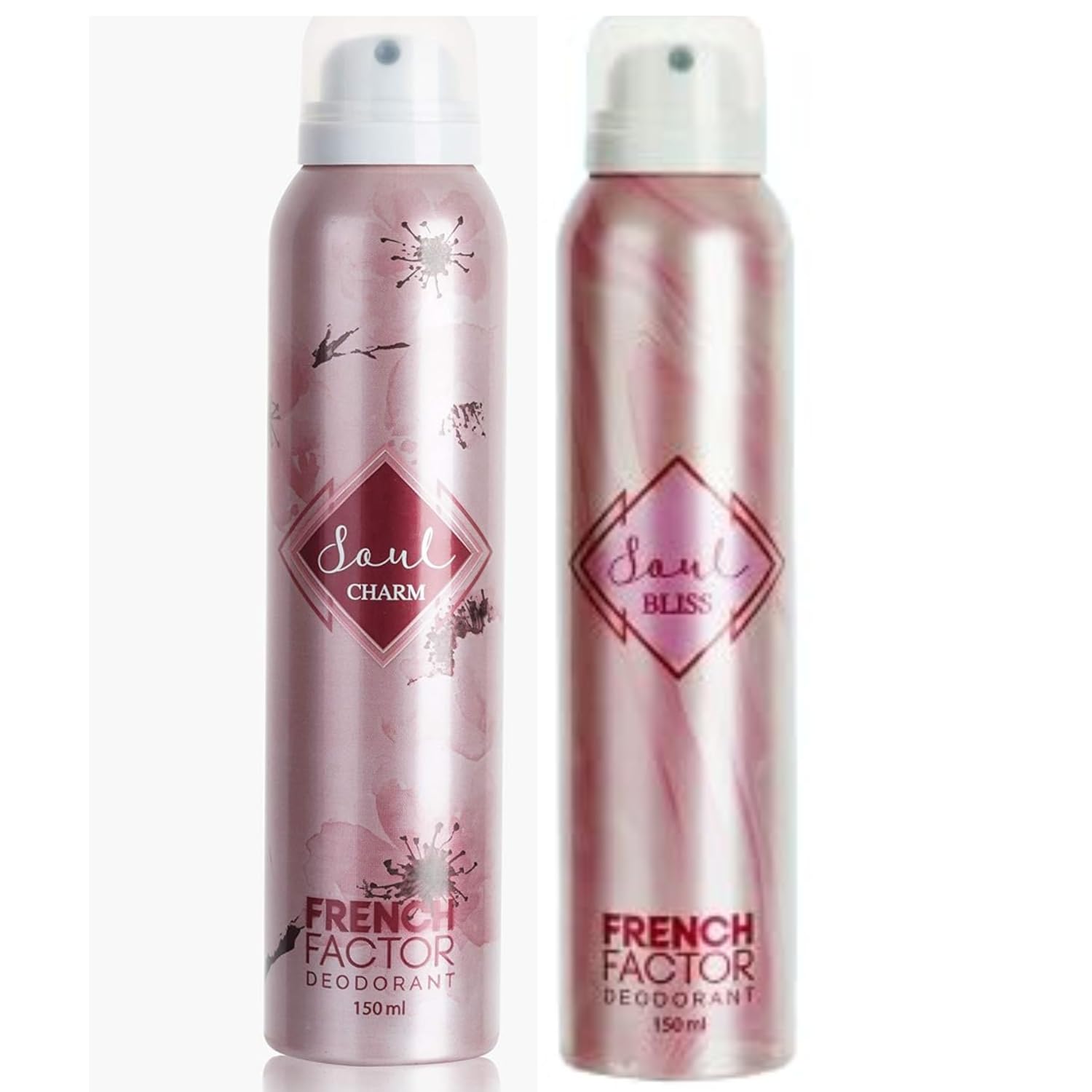 The French Factor Soul charm and Soul Blisss Sparkle within 150ml each, Deodorant body Spray for Women(combo)-image-7