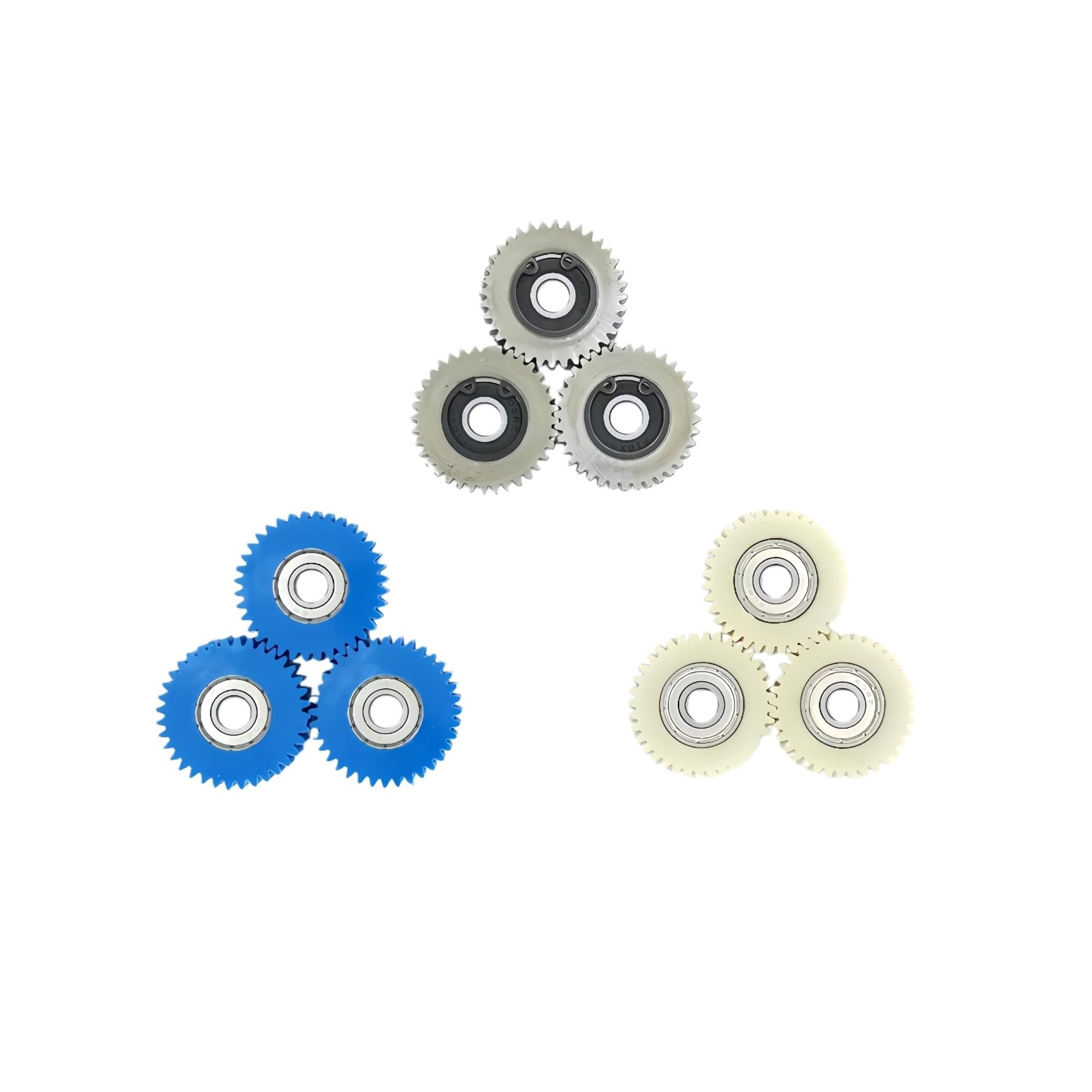 Generisch 3 Stück 27T 28T 31T 36 Zahn Nylon-Zahnräder for Elektroautos mit Lithium-Ionen-Akku, geeignet for Klappautos und Elektrofahrräder.(36T Steel Gear)