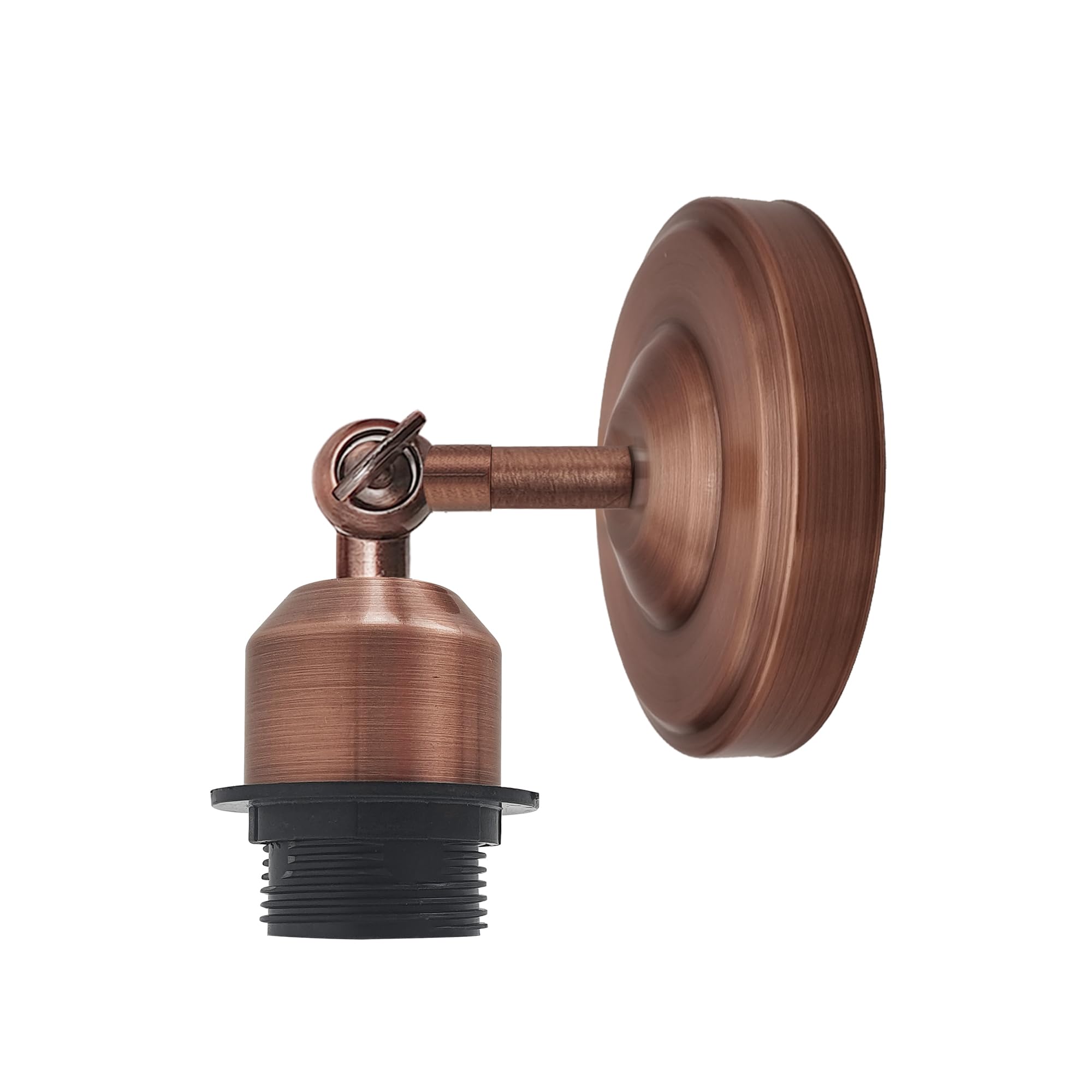 LEDSone Industrial Loft Coffee Bar Kitchen Metal E27 Wall Sconce Light Edison Lamp Fixture Corridor Wall Lights (Copper, Without Bulb 2 Pack)