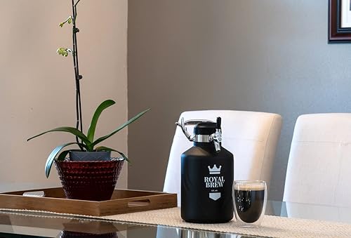 Miniatura 8 de The Original Royal Brew Nitro - Cafetera fría Regalo para los amantes del café Café nitro de calidad en casa Barril casero de 64 onzas, kit