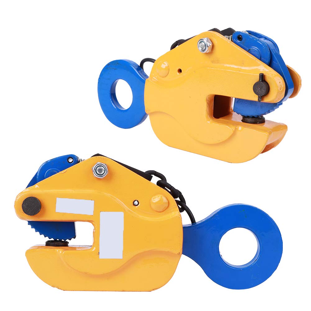Abrazadera de Placa Vertical con Resorte Antideslizante, Acero de Aleación, 1 Tonelada, para Piezas Mecánicas y Elevación