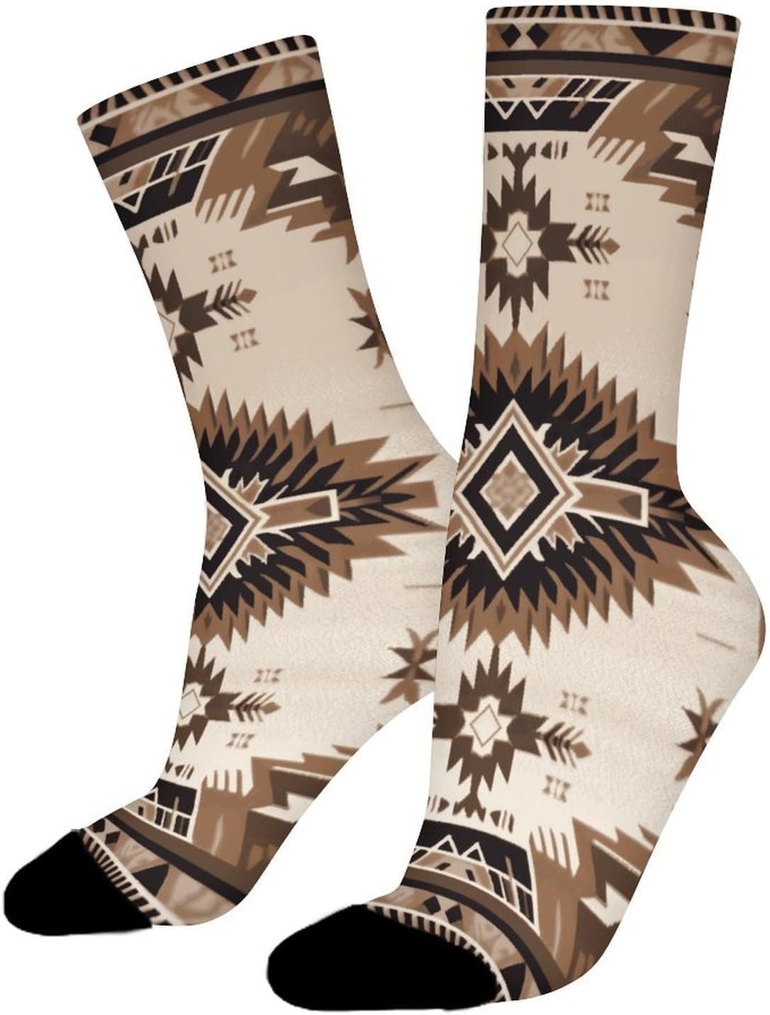 Native American Crew Socks for Women Men Size 5-11, Breathable Casual Athletic Socks with Comfort Fit, Novelty Ankle Sock for Daily Wear, Office, Gift
