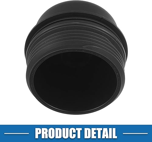 Miniatura 6 de Tapa de la cubierta del filtro de aceite del motor 26350-3CAB1 para Kia Sedona 2015-2018 Plástico Negro