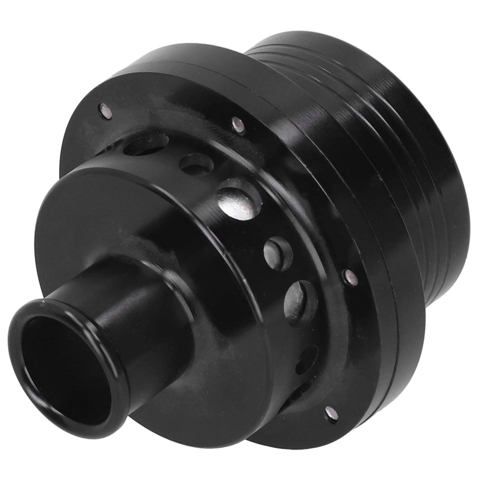 Válvula de Descarga de turbina válvula de Descarga Universal de Aluminio de 25 mm Turbo Bov para Focus RS MK1 / Escort Cosworth/Sierra Cosworth(Negro)