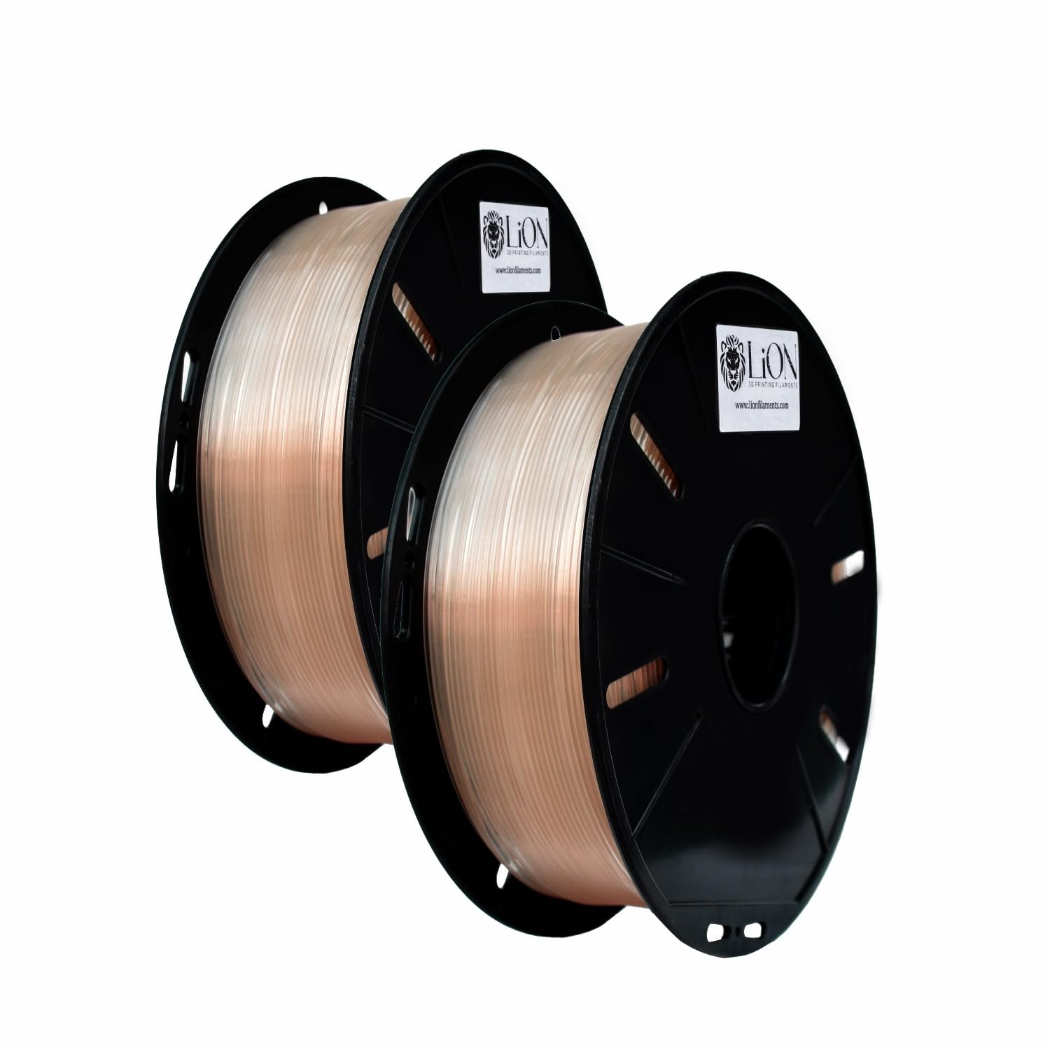 Lion 3D PLA Printing Filament 1.75mm for 3D Printers- Smooth Printing Material with Wide Color Option (1 kg Spool) (Transparent)