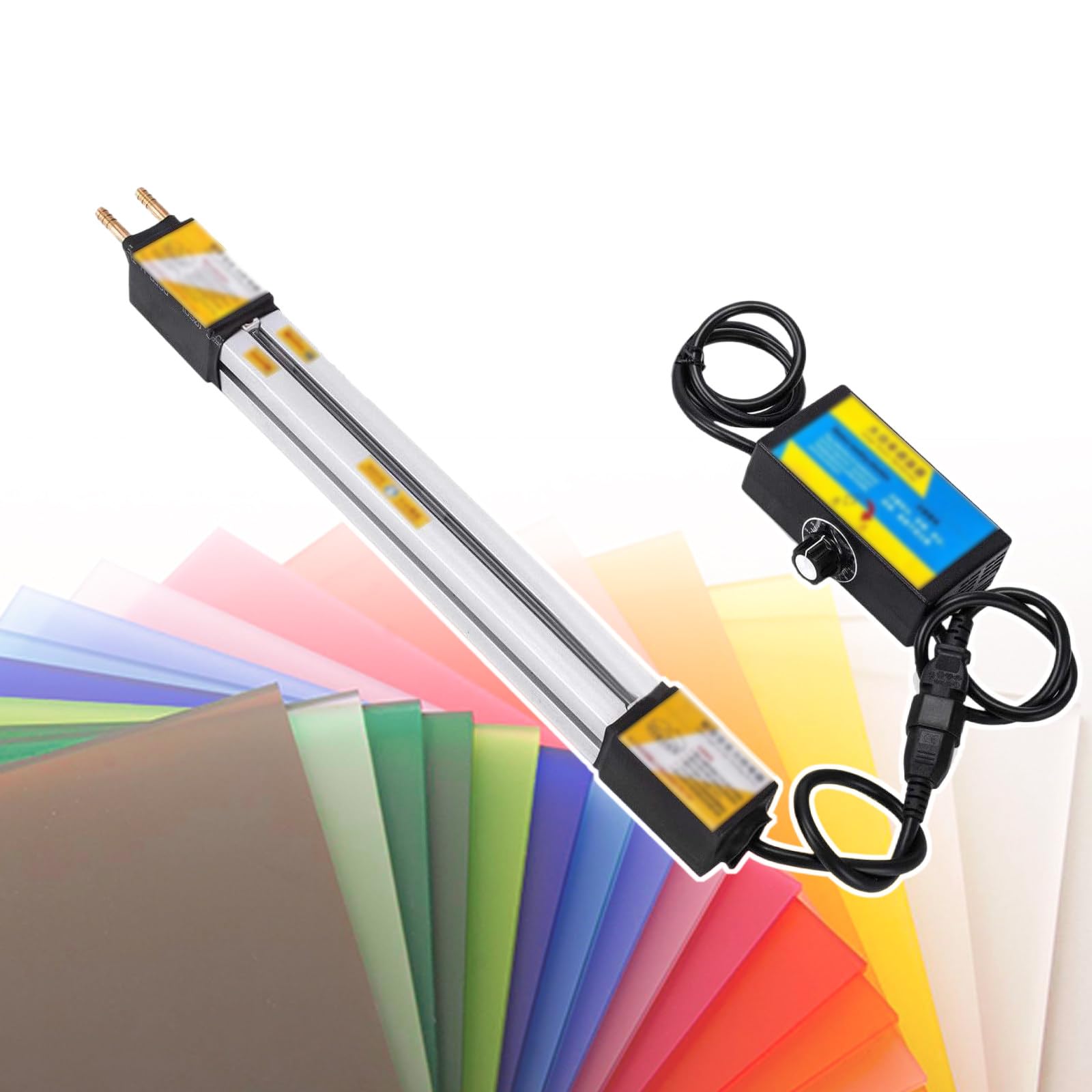 Dobladora De PláStico AcríLico, Dobladora Manual De Tiras De Pvc, Con Calentador De Caja De Luz Y 2 TuberíAs De Agua, Para DecoracióN/FabricacióN De Carteles De IngenieríA,125cm
