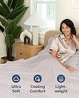 Vista 419 de Sábana encimera de bolsillo profundo, más suave que el algodón egipcio, 1 sábana encimera para colchón tamaño Queen