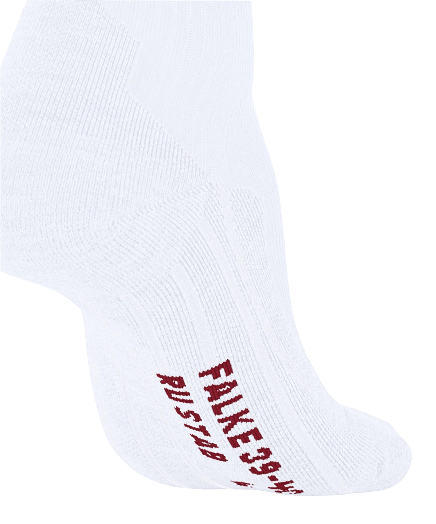 FALKE Kobiety Skarpety do biegania RU Compression Stabilizing W So materiał funkcjonalny lyocell kompresyjne 1 Para, Biały White 2000, 39-40
