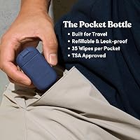 Vista 2 de Gel de papel higiénico Fresh Peaches, alternativa a las toallitas húmedas – Seguro para el inodoro, una forma más limpia de limpiar – Aerosol