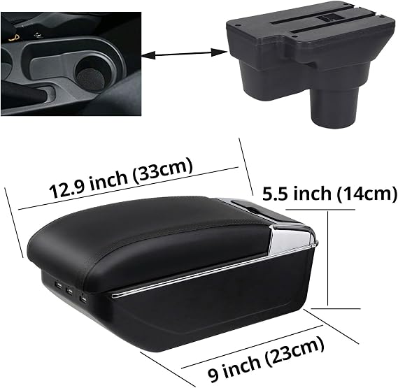 Center Console Armrest for Hyundai Accent Verna Solaris 2017-2021