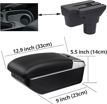 Center Console Armrest for Hyundai Accent Verna Solaris 2017-2021