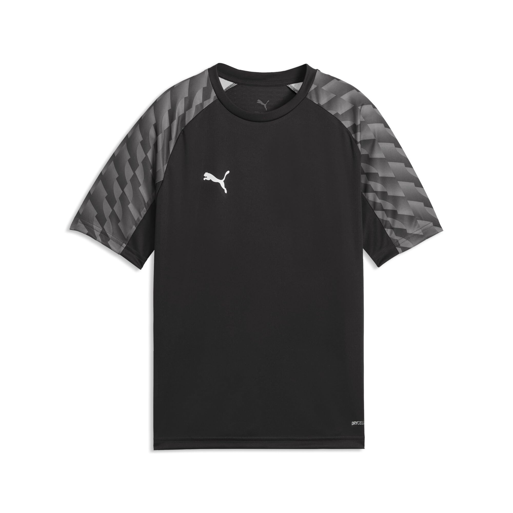 PUMA teamLIGA26 Jersey Jr, 116 Black White-Flat Dark Gray