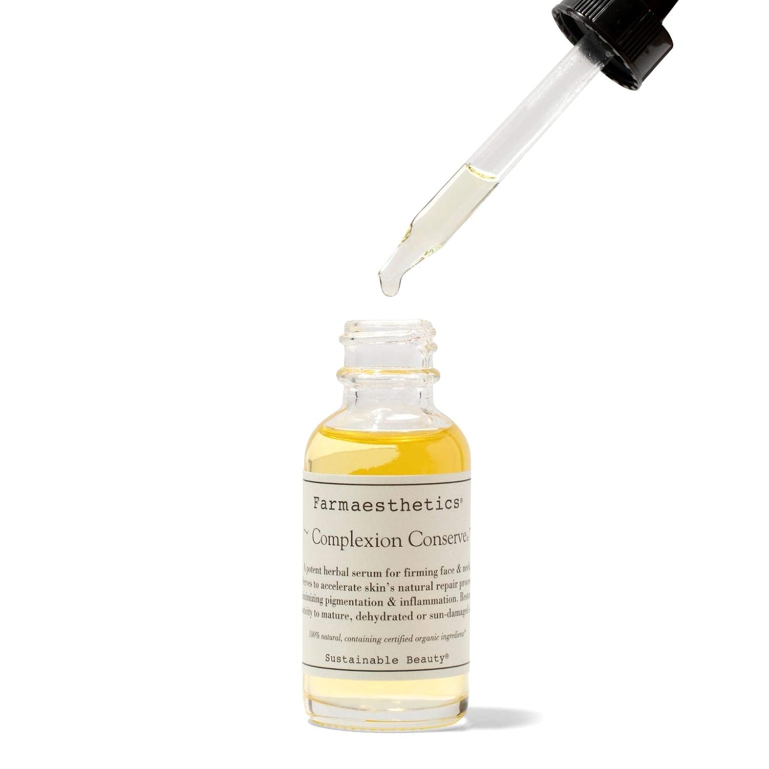 Farmaesthetics Complexion Conserve Face Serum (1 fl oz) | Ethically Sourced Sustainable Beauty | Clean, All Natural, Small Batch Skincare