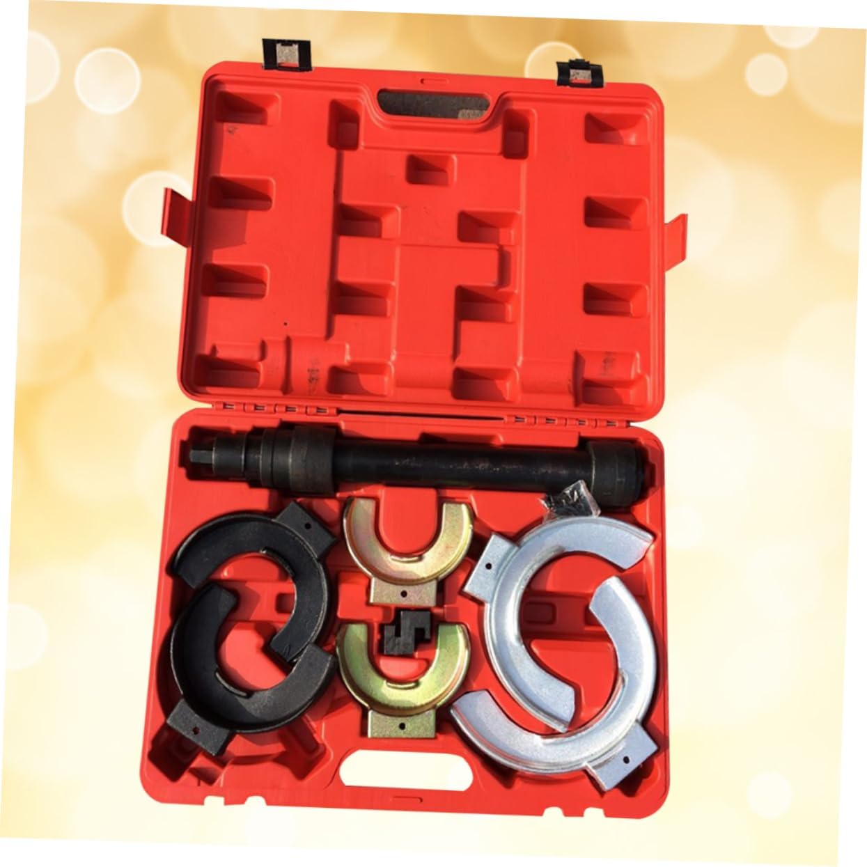 Manual Car Coil Spring Compressor Tool Set for Absorber Car Spring Damping Compressor Fitment
