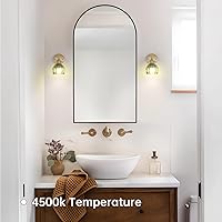 Vista 6 de Vintage Battery Operated Wall Sconce with Green Tulip Glass Lampshade Rechargeable Battery Powered Wall Light with Remote Control for Bedside