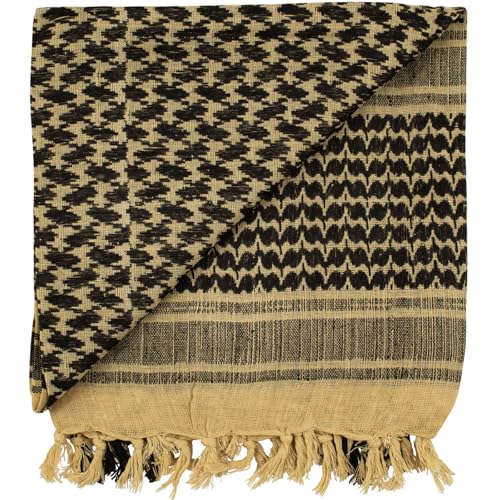 Fox Outdoor Products Tactical Shemagh, Khaki/Black