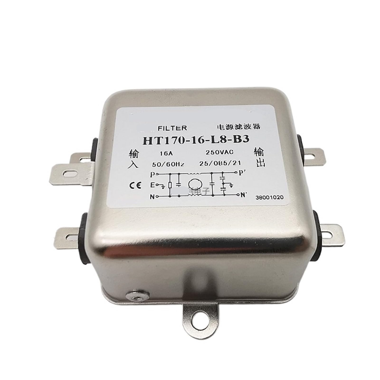 Filtro de potencia conmutado HT170-16-L8-B3 para proteger los electrodomésticos en tu hogar