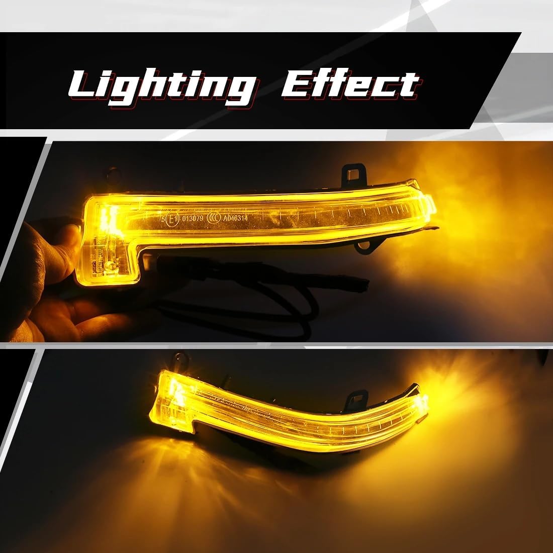 Car Rear View Mirror Indicators Lamp Compatible with bmw 1 2 3 4 Ser F20 F21 F22 F32 F30 F31 F34 GT F35 Turn Signal Blinker Light Accessorie