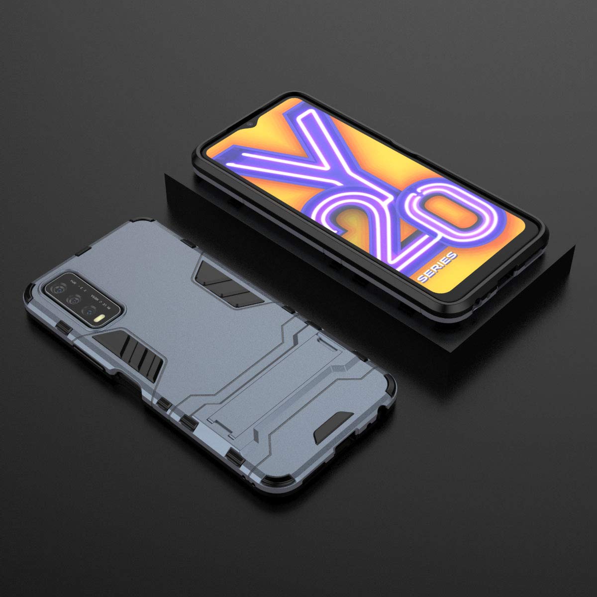 Hybrid Case For Vivo Y20/Y20i/Y20A/Y20G/Y20s/Y30G,Dual Layer Protection - View #10