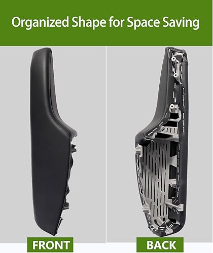 Miniatura 9 de UMISHI Reposabrazos de puerta interior delantero izquierdo del lado del conductor 1WK37DX9AB compatible con Dodge Charger 2011-2023 y Chrysler 300