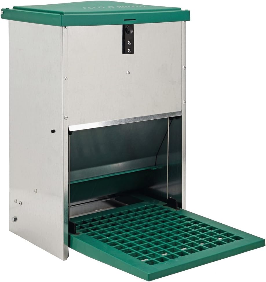 Olba B.V. Feedomatic Automatic Poultry Feeder, 12 kg
